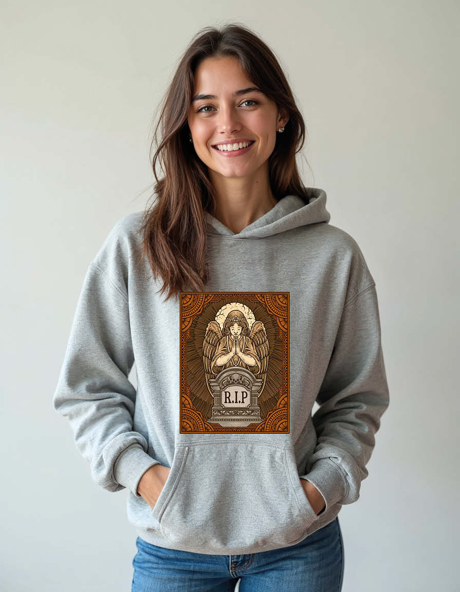 Thumbnail: angel girl rip Unisex Graphic Printed Hoodies for mens & womens