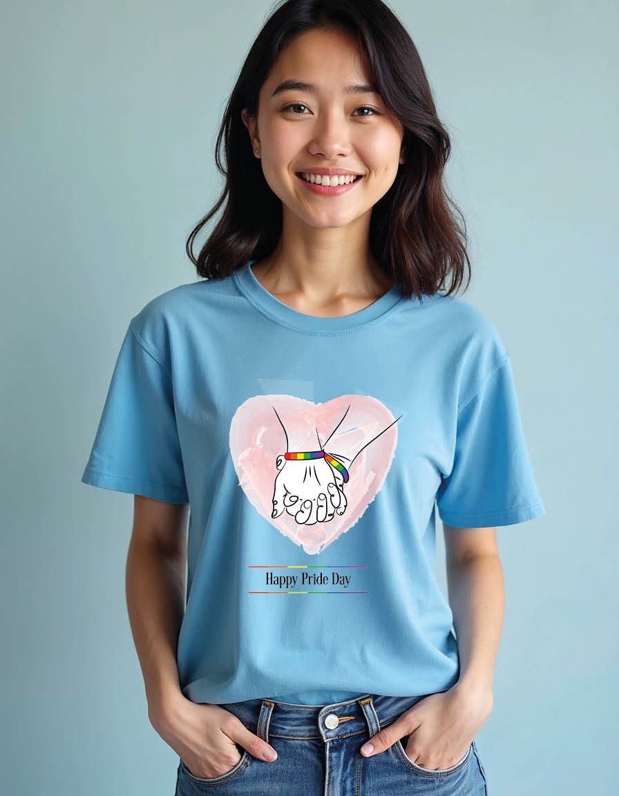 Happy pride day Unisex printed graphic t shirt