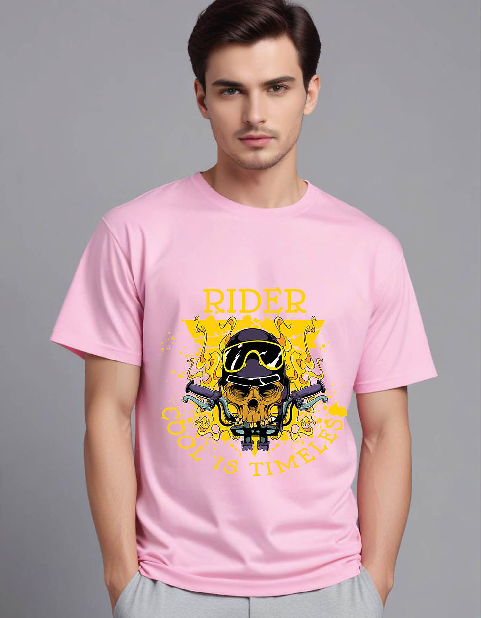 Thumbnail: cool rider mens printed graphic t shirt