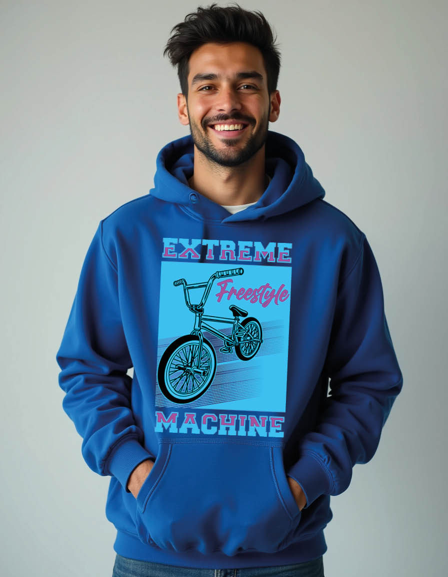 Thumbnail: extreme free style machine Limited Edition Men’s Streetwear Hoodie – Premium