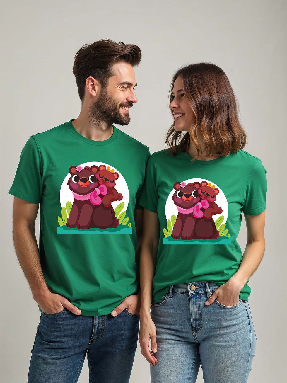 Thumbnail: Matching Outfit Cartoon Couple T-Shirt Lovers Edition – Low Price Offer