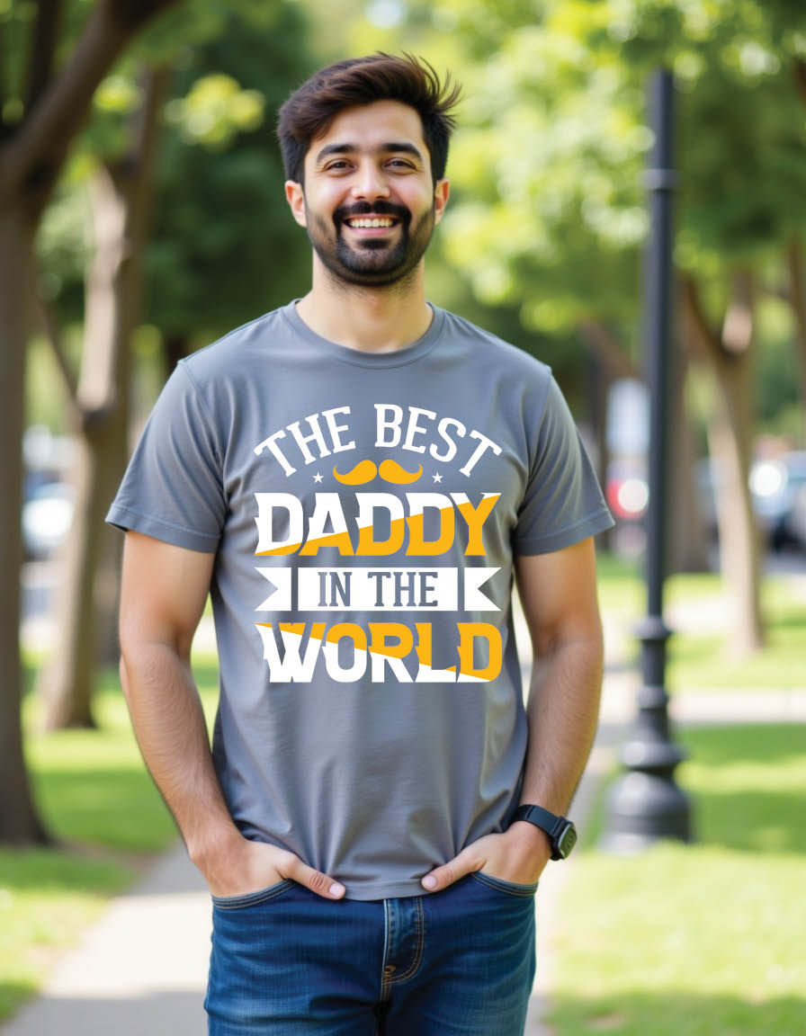 best daddy world fathers day mens printed graphic t shirt