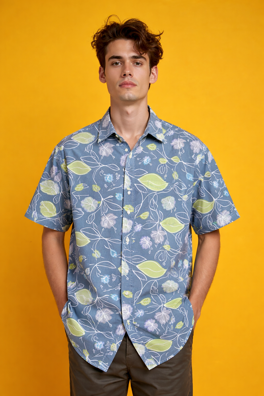 Floral fashion Streetwear Patterned Oversized Shirt – Exclusive Drop