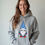 Thumbnail: The Snowy Blue Winter Gnome Vintage Unisex Printed Graphic Hoodies