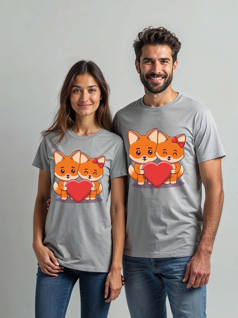 Thumbnail: Soulmates Cartoon Couple Matching Tee Lovers Edition – Fast Delivery