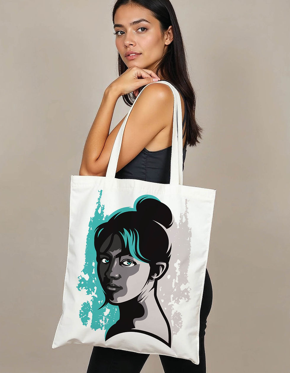 Gifting Tote Printed Bag – Trendy Canvas Fashion Bag Low Price Offer