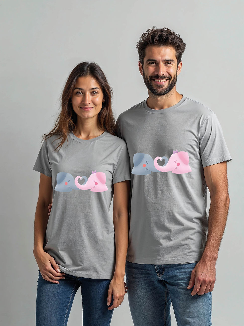 Thumbnail: Cute Cartoon Couple T-Shirt Lovers Edition – Discount Offer