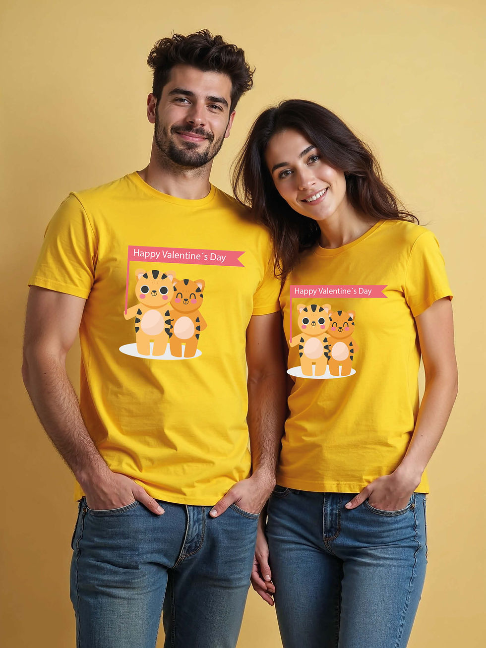 Thumbnail: Trendy Cartoon Couple Matching Tee Lovers Edition – Best Price