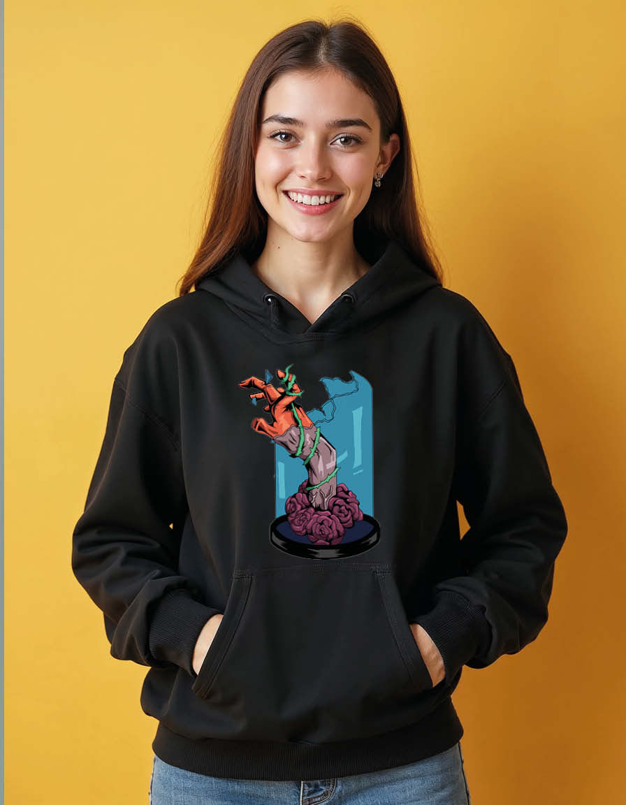 Thumbnail: Cyberpunk Zombie Hand 3D Urban Unisex Printed Graphic Hoodies For Men & Women