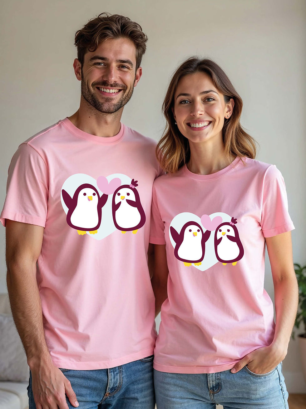 Thumbnail: Eternal Love Animal Couple Matching Tee Lovers Edition – Fast