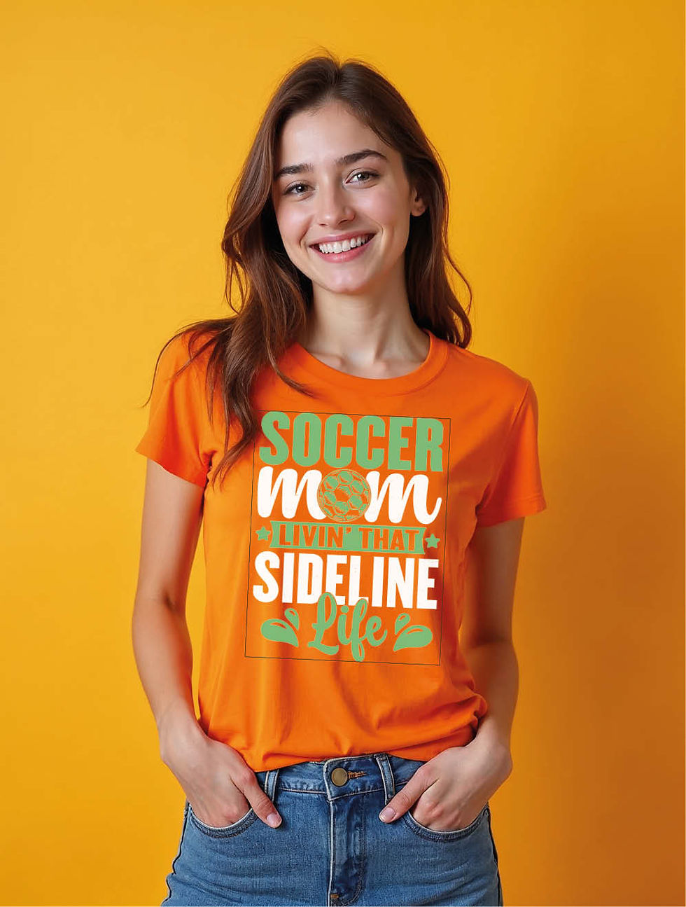 Thumbnail: Soccer mom live that side line Classic Women’s Typography T-Shirt – Shop Now