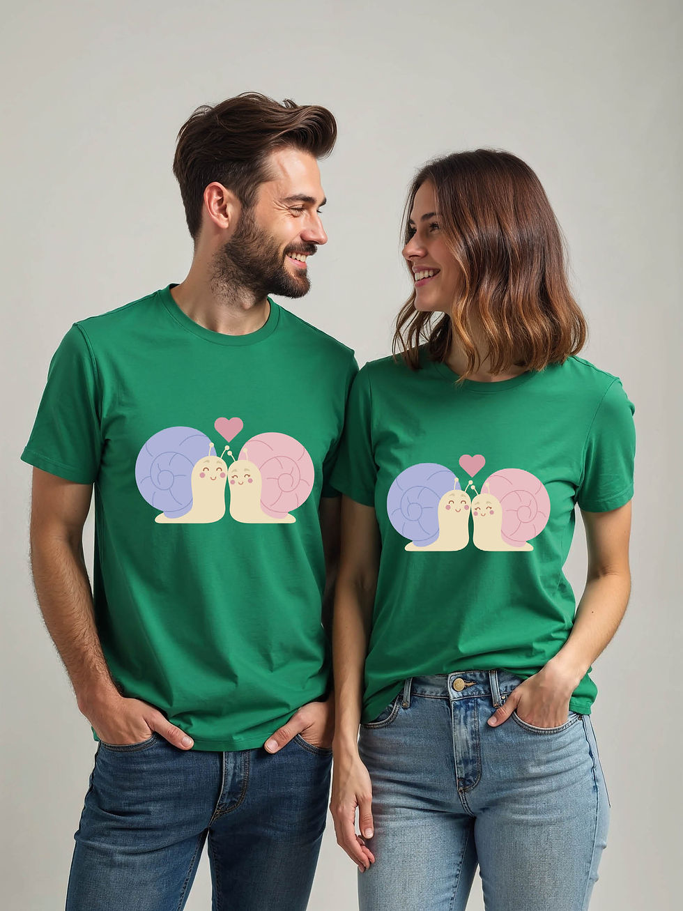 Thumbnail: Cute Cartoon Couple T-Shirt Lovers Edition – Low Price Offer