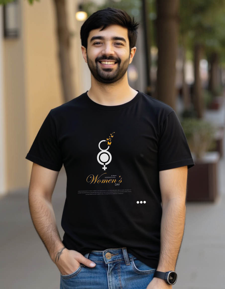 Thumbnail: March 8th happy womens day Unisex printed graphic t shirt