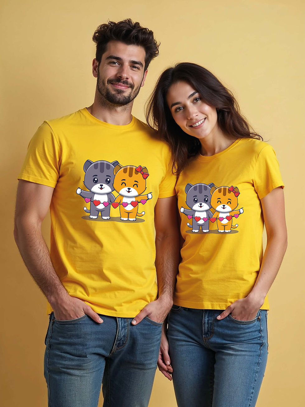 Thumbnail: Couple Goals Cartoon Couple T-Shirt Lovers Edition – Hot Deal