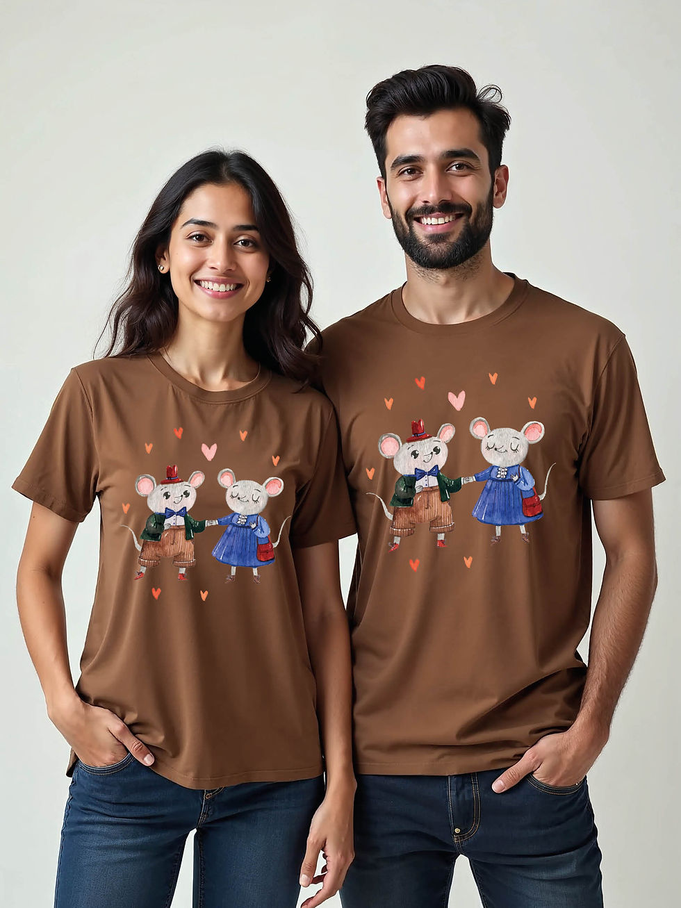 Thumbnail: Eternal Love Cartoon Couple Matching Tee Lovers Edition – Limited Stock