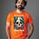 Thumbnail: skull head with floral around mens printed graphic t shirts