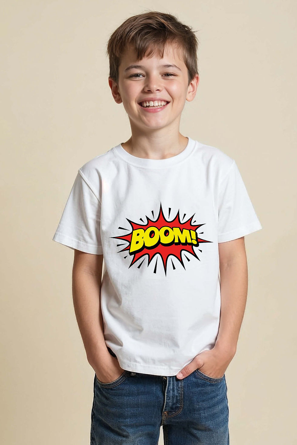 boom Cool Cartoon Printed T-Shirt for Boys & Girls – Design Print Design