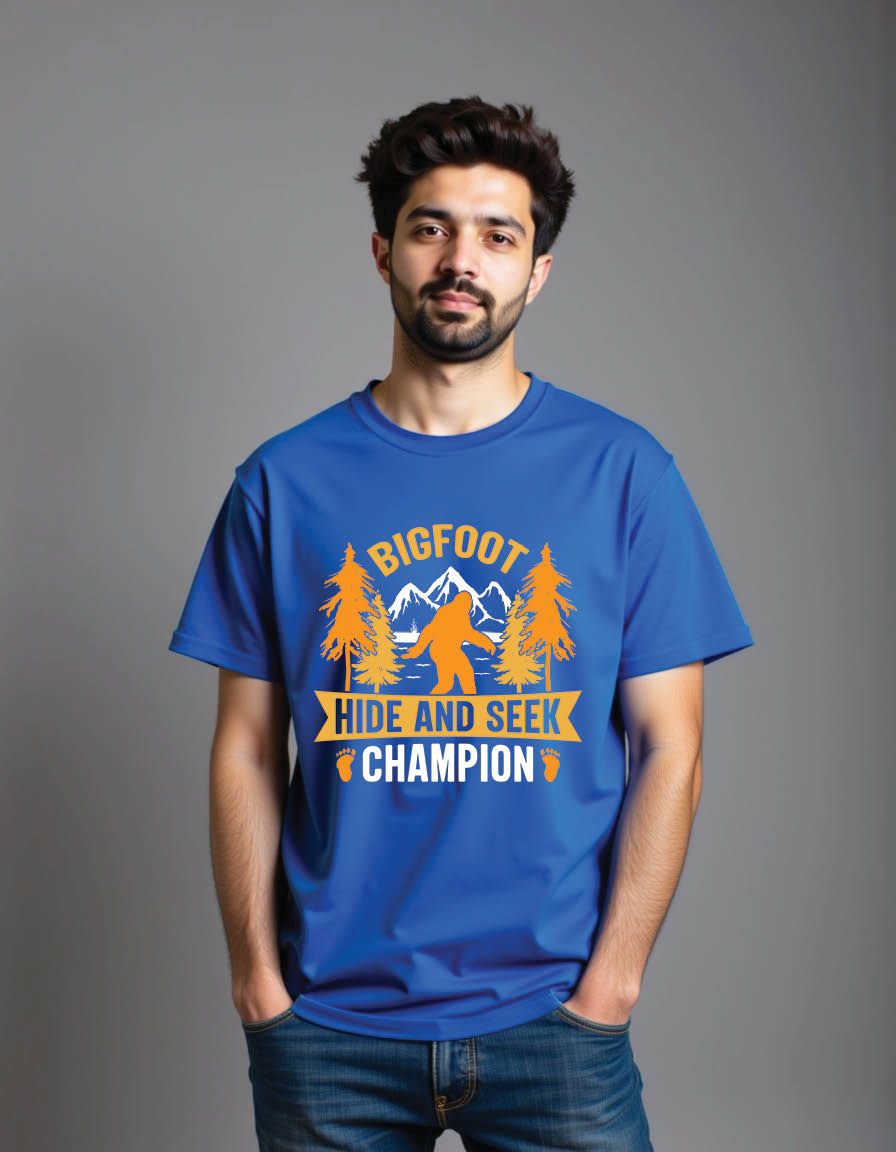 Thumbnail: bigfoot hide seek champion bigfoot mens printed graphic shirt