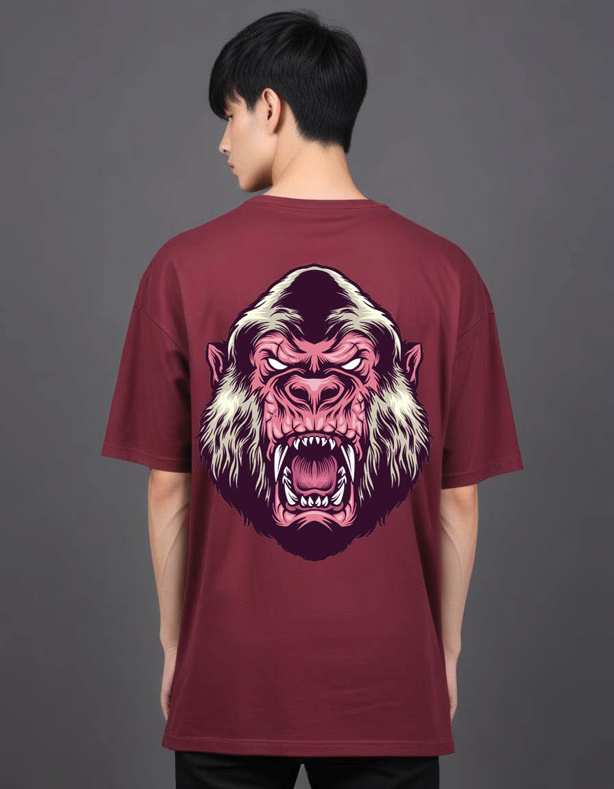 Thumbnail: albino gorilla Mens Oversized Printed T shirt