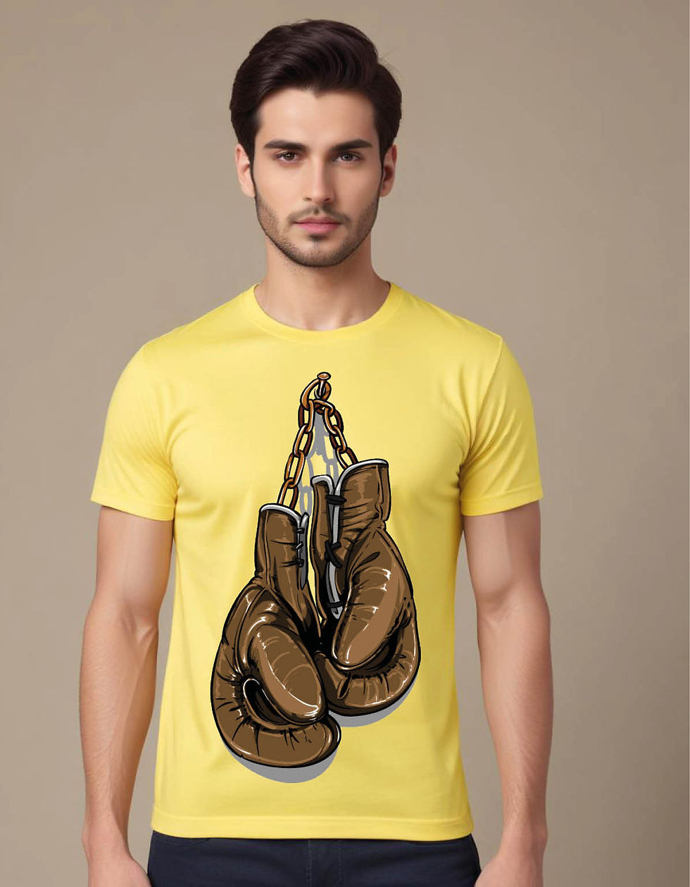 Thumbnail: fight gear mens printed graphic t shirt