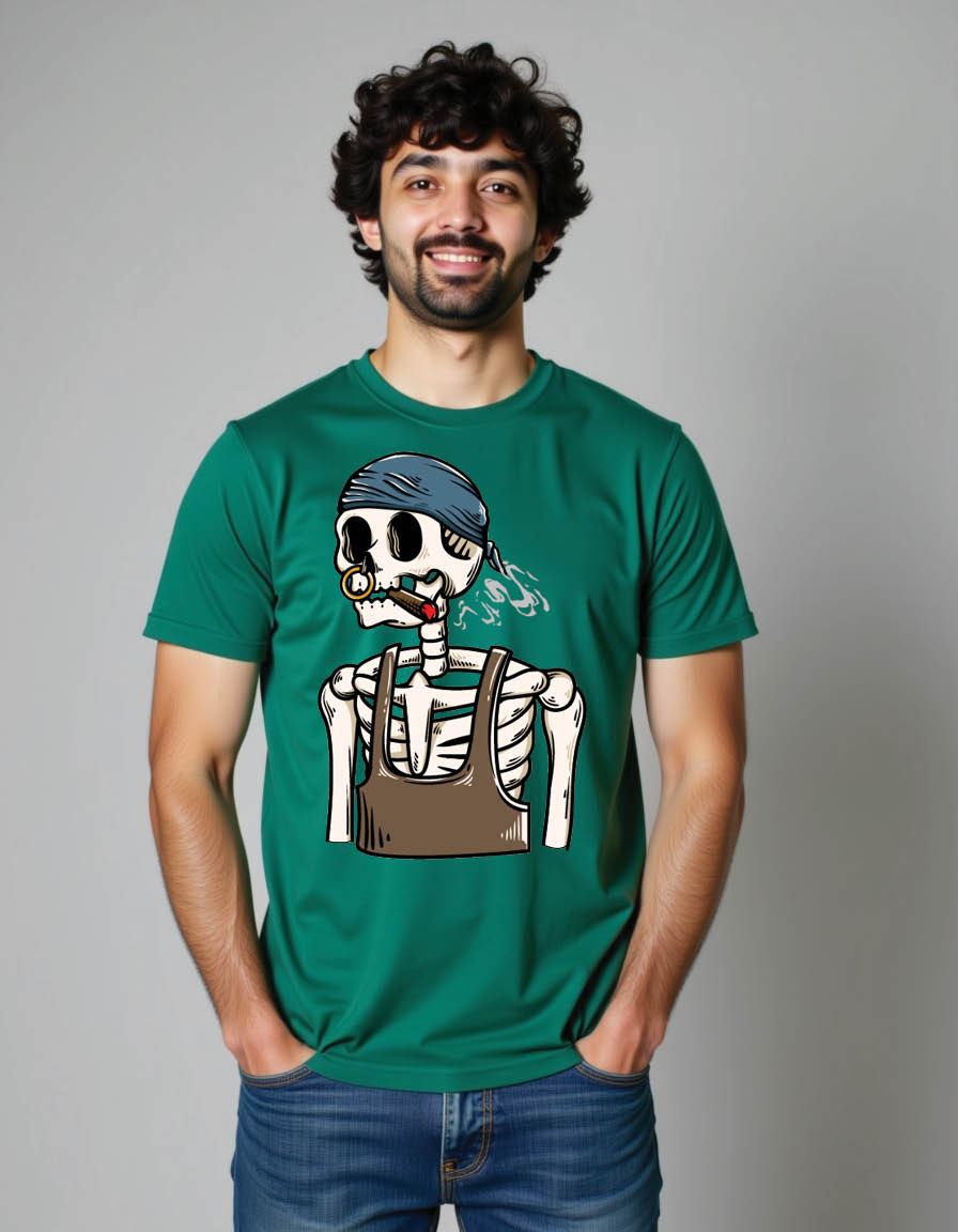 vintage skull mens printed graphic t shirts