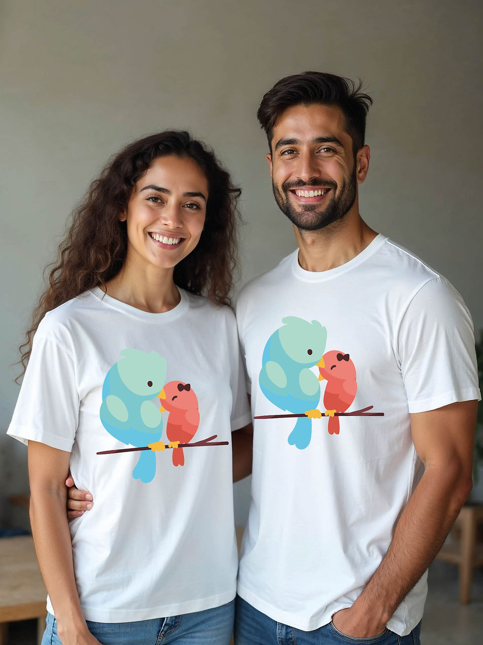 Thumbnail: Matching Outfit Cartoon Couple T-Shirt Lovers Edition – Buy Now