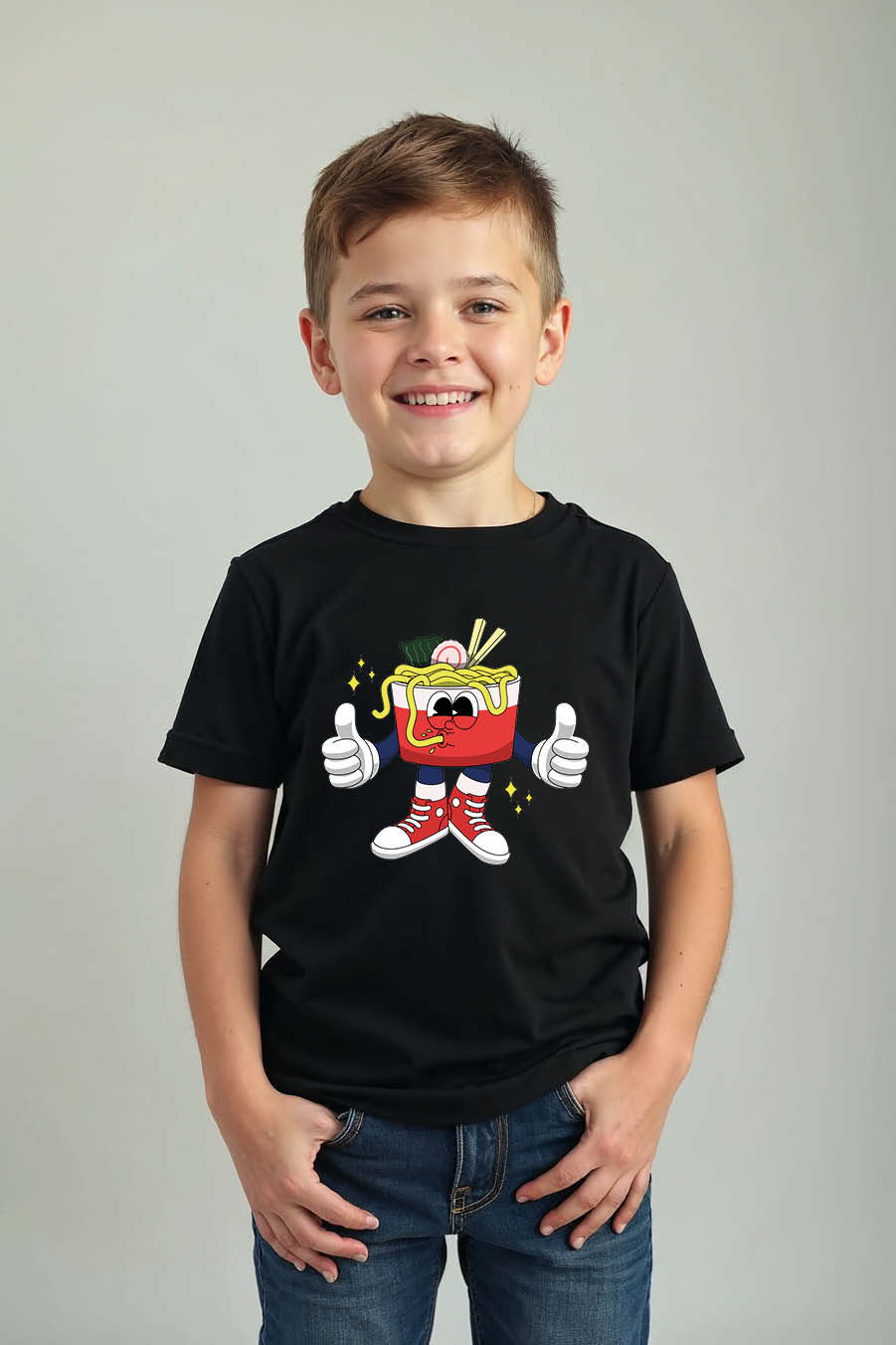 Noddiles Stylish Stylish Kids Graphic T-Shirt – Cartoon Print Design for Boys