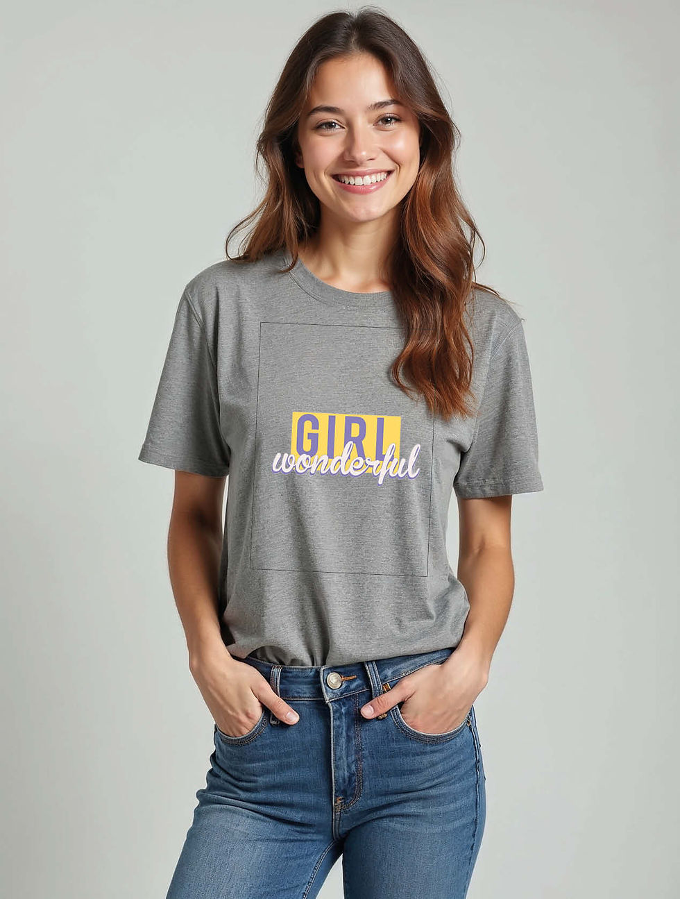 Thumbnail: girl wonderful Classic Women’s Printed Graphic Streetwear T-Shirt – Premium