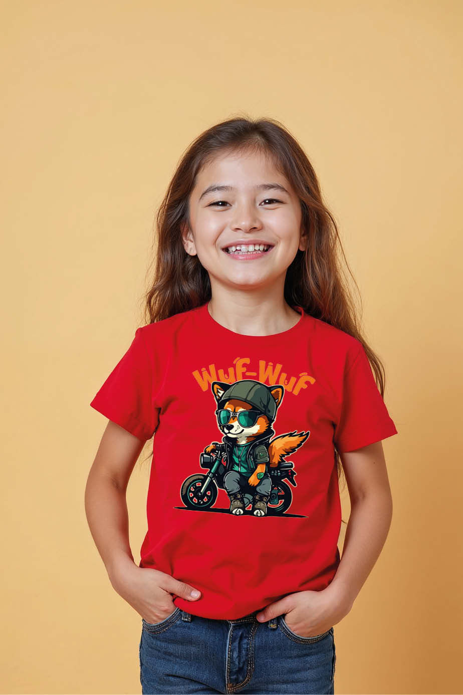 Thumbnail: Cool Fox Biker Graphic Kids T-Shirt – Trendy Animal Rider Illustration Tee