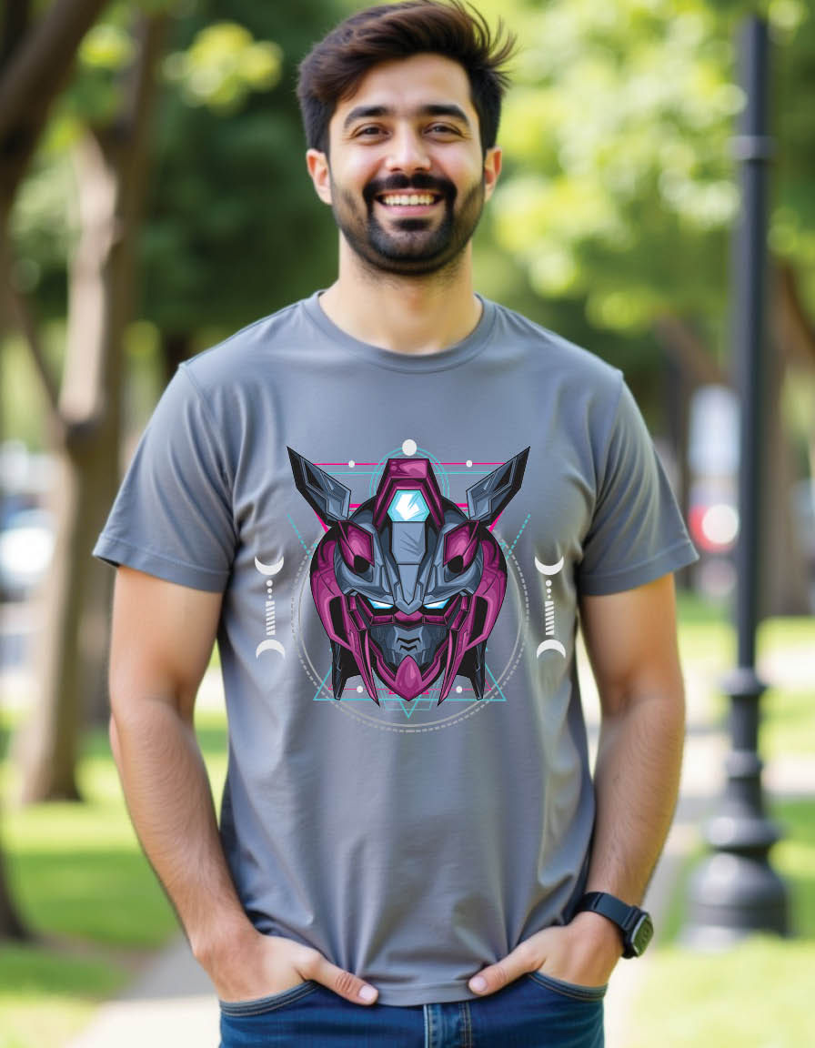 Thumbnail: killer purple robot mens printed graphic t shirt