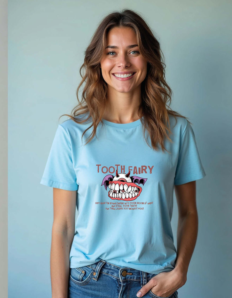 Thumbnail: Unisex Printed T-Shirt for Men, Women & Kids – Funny Cartoon Heart Graphic Tee