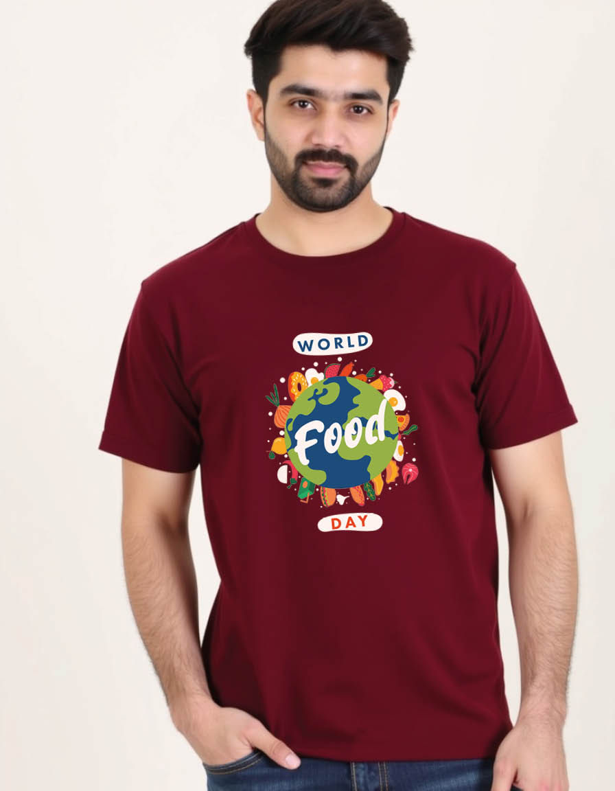 World food day Unisex printed graphic t shirt