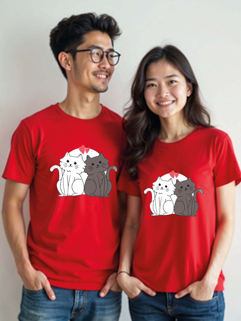 Thumbnail: Eternal Love Cartoon Couple T-Shirt Lovers Edition – Buy Now