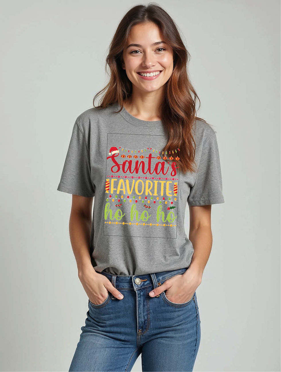 Thumbnail: Santas favorite ho ho ho Cool Women’s Quote T-Shirt – Discount Offer
