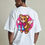 Thumbnail: Flying Teddy Bear with Gift Box Cool Unisex Drop Shoulder Oversized T-Shirt