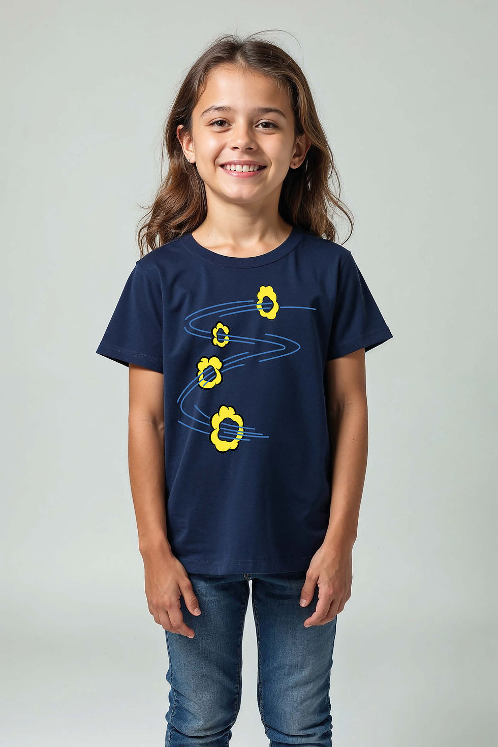 Stylish Cool Kids T-Shirt – Illustration Print Design for Boys & Girls