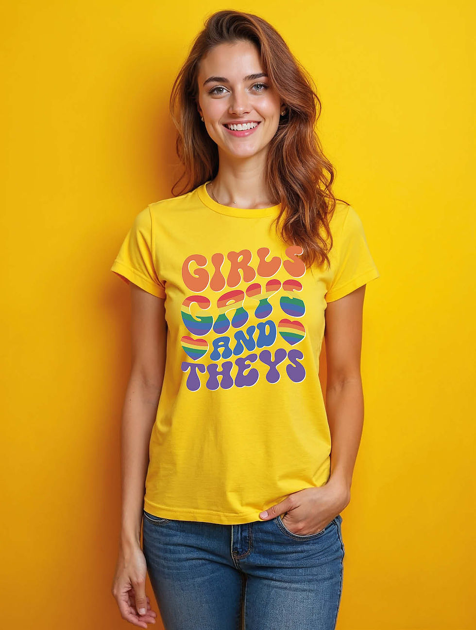 Thumbnail: girls gays and theys Modern Women’s Printed Graphic Streetwear T-Shirt