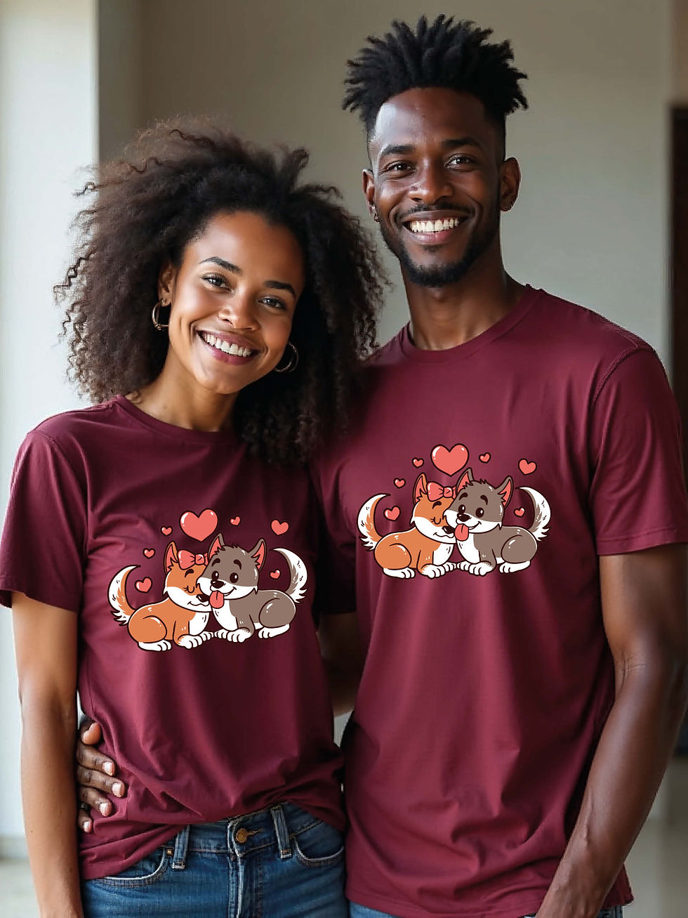 Thumbnail: Anniversary Animal Couple Matching Tee Lovers Edition – Best