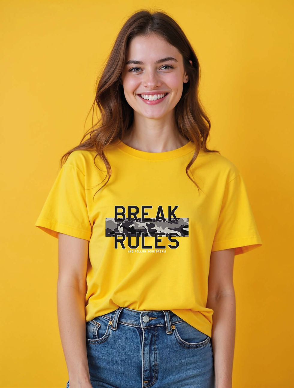 Thumbnail: Break the rules Trendy Women’s Streetwear T-Shirt – Best Price