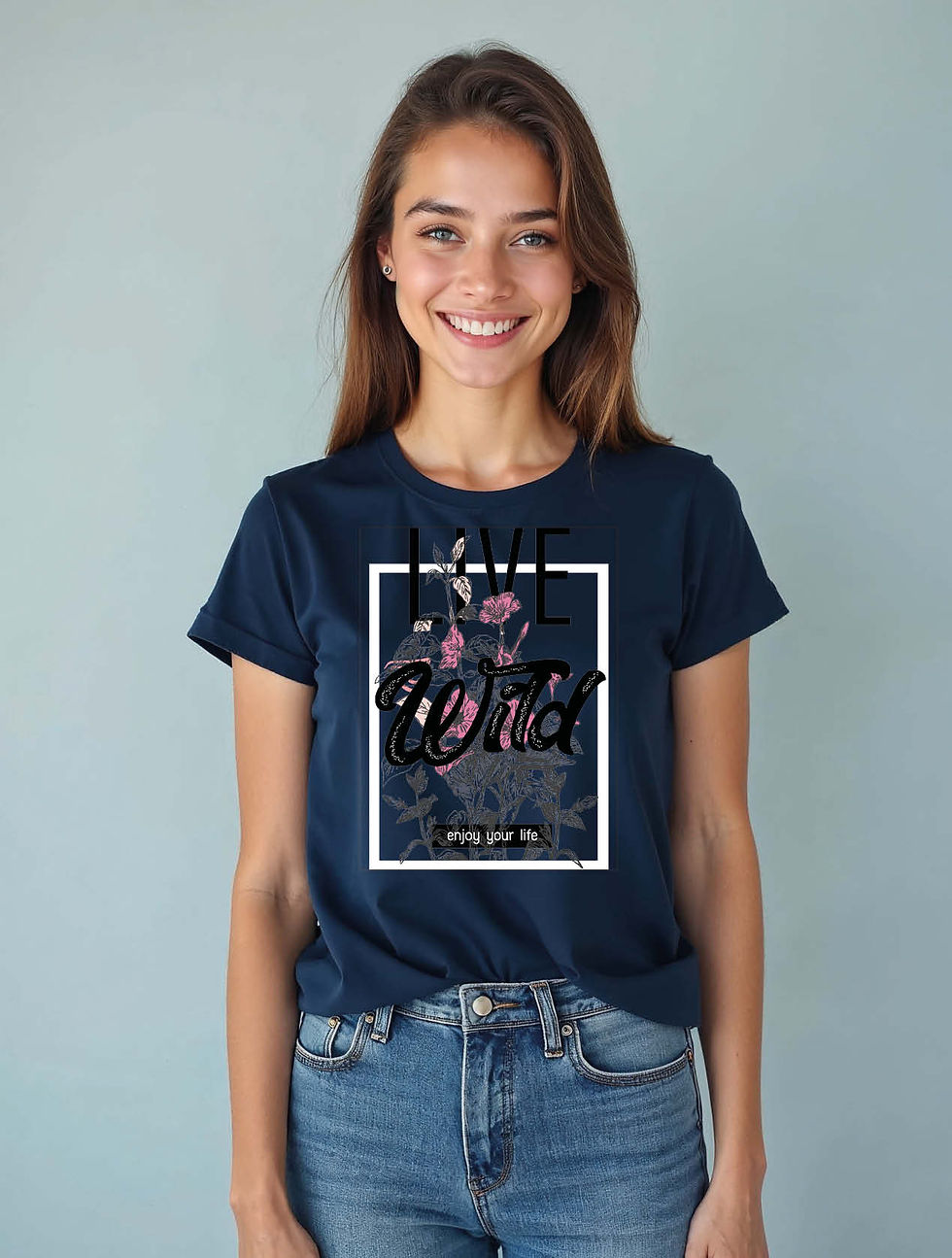 Thumbnail: live wild  Stylish Women’s Printed Graphic Streetwear T-Shirt – Buy Now