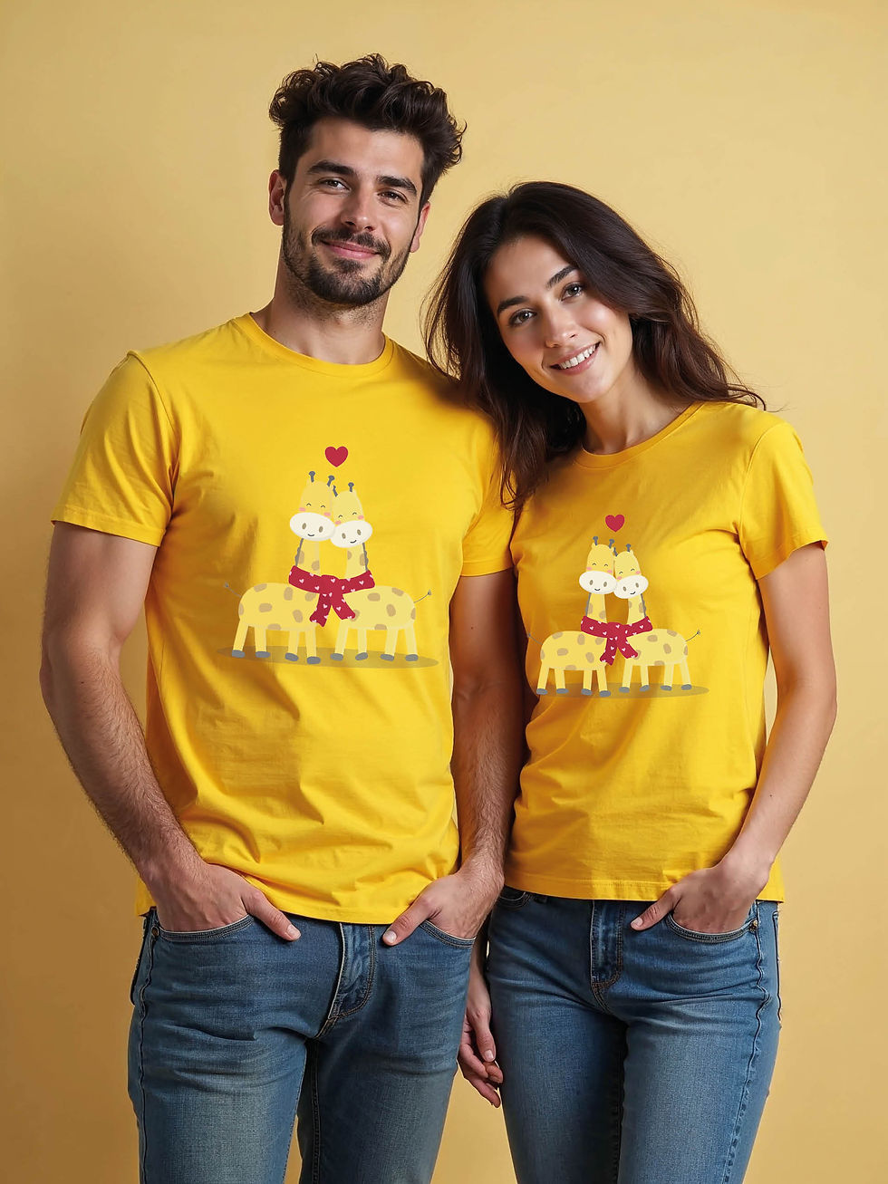 Thumbnail: Trendy Cartoon Couple T-Shirt Lovers Edition – Buy Now