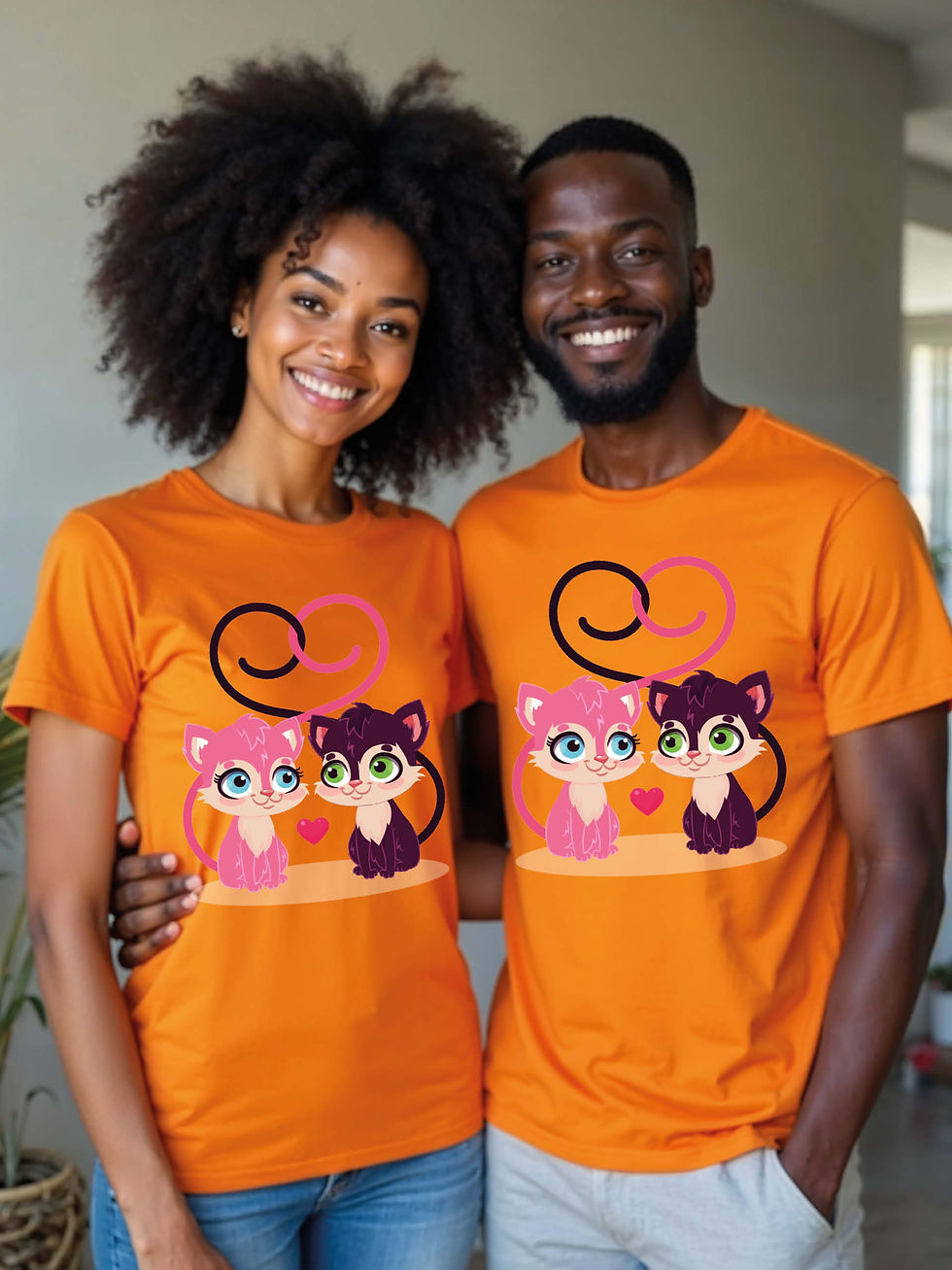 Thumbnail: Soulmates Animal Couple T-Shirt Lovers Edition – Low Price Offer