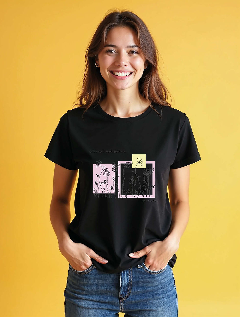 Thumbnail: sometimes life is better upside down sunflower Casual Women’s Quote T-Shirt