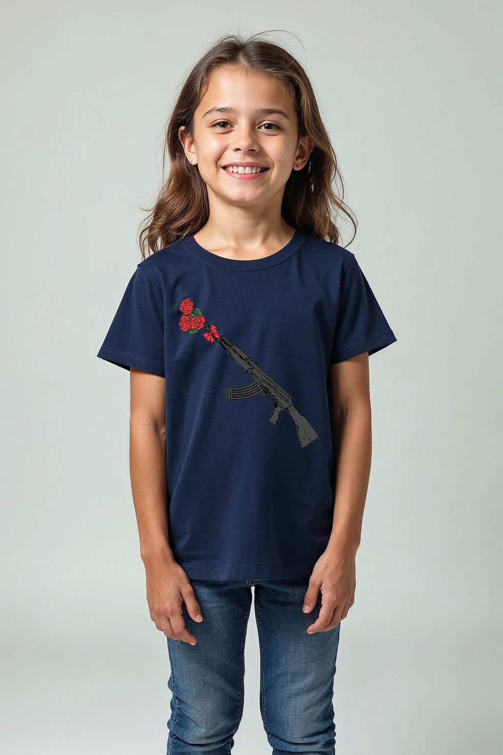 Thumbnail: Love and Conflict Graphic T-Shirt Printed T-Shirt for Boys & Girls – Design