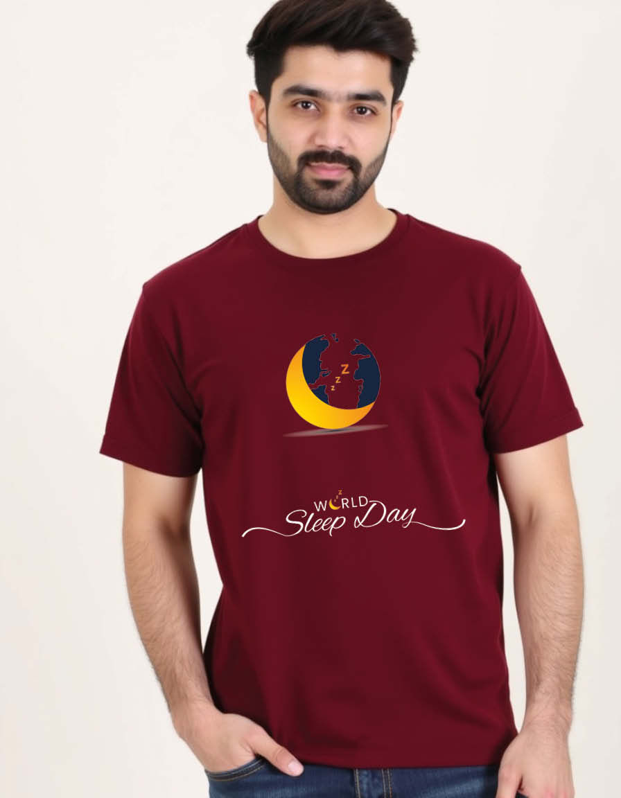World sleep day Unisex printed graphic t shirt