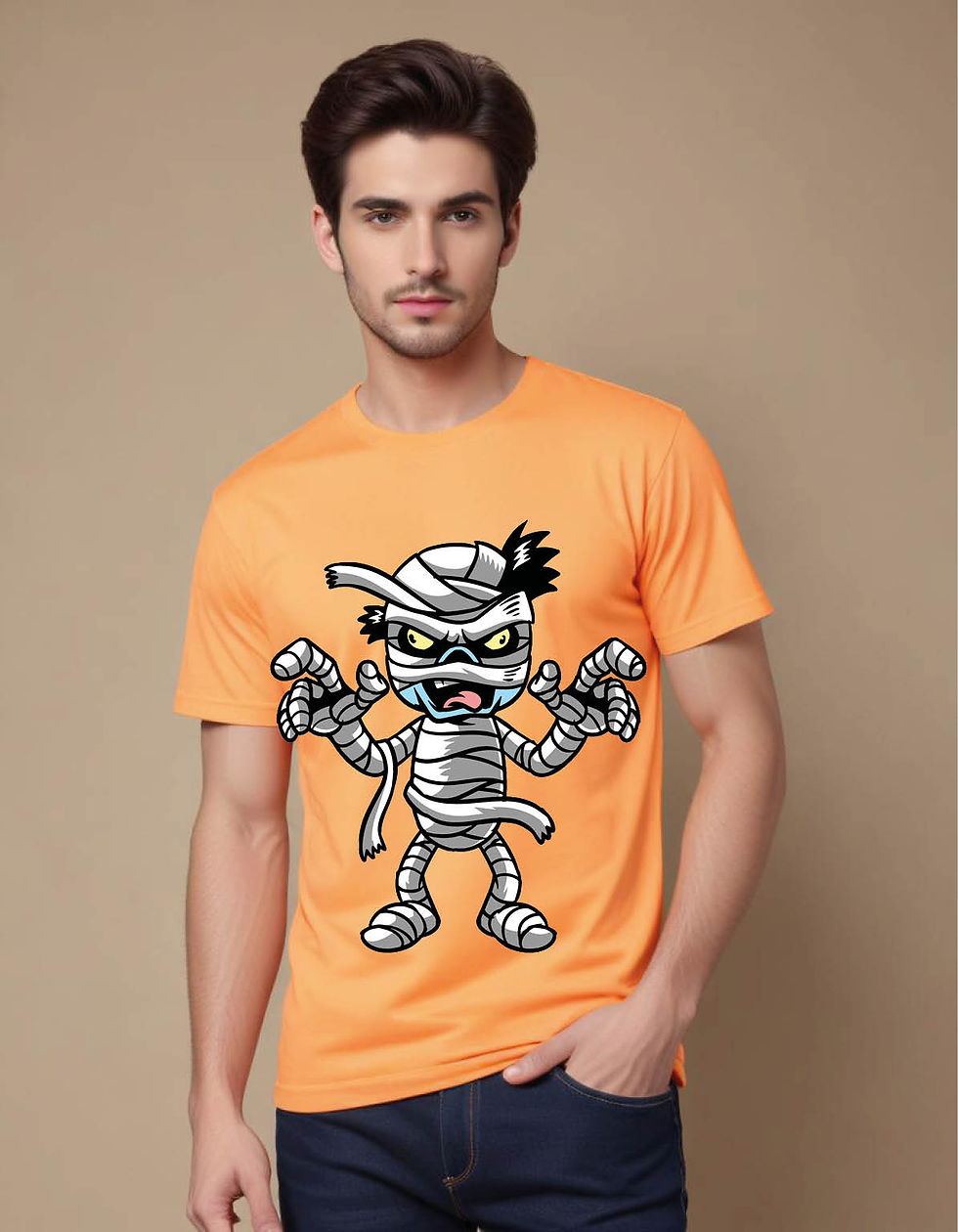 Thumbnail: angry mummy mens printed graphic t shirt