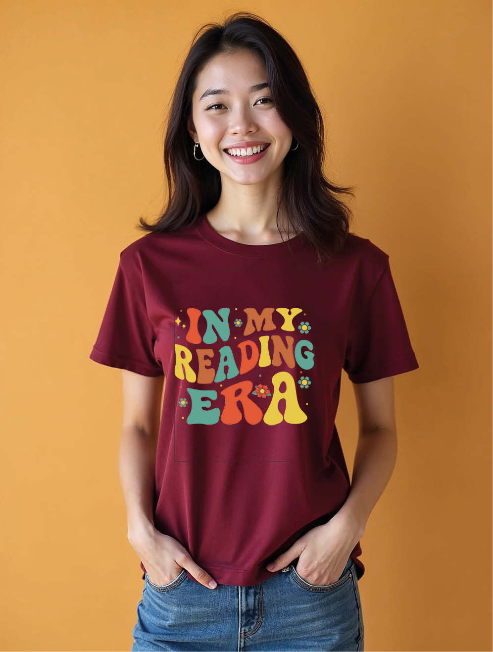 In my reading era Trendy Women’s Quote printed T-Shirt – Buy Now
