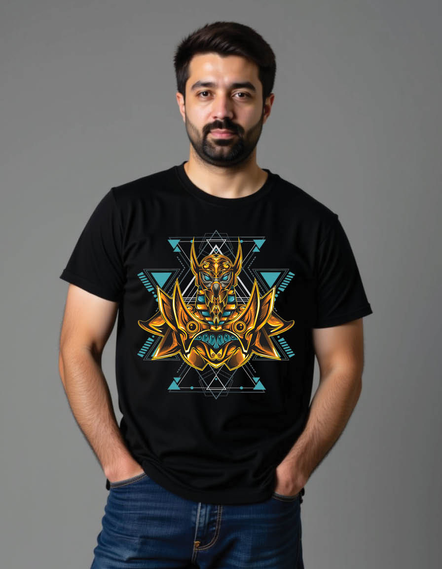 Thumbnail: horus design mens printed graphic t shirt