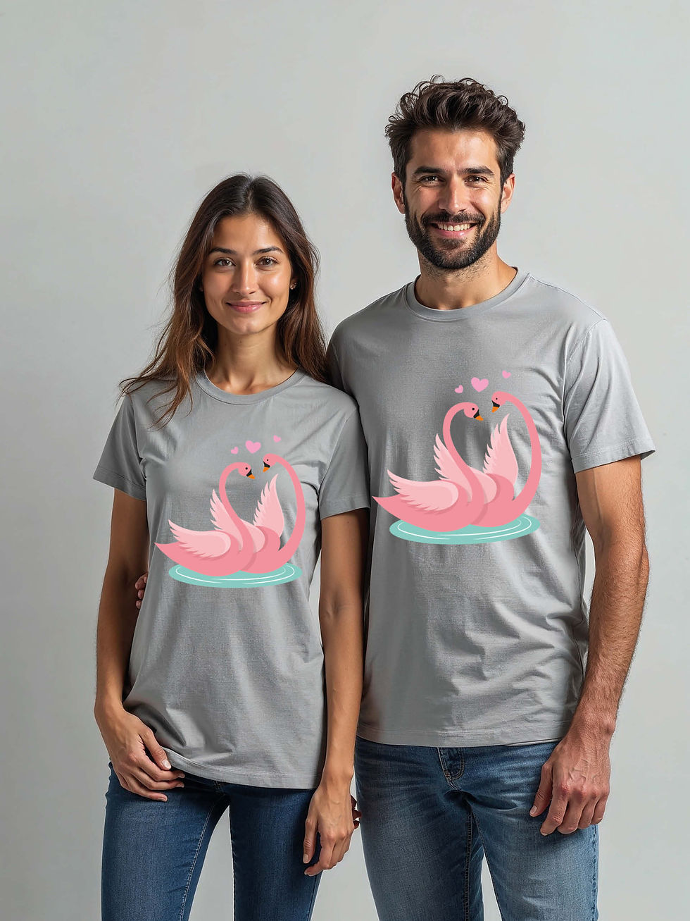 Thumbnail: Romantic Cartoon Couple T-Shirt Lovers Edition – Buy Now
