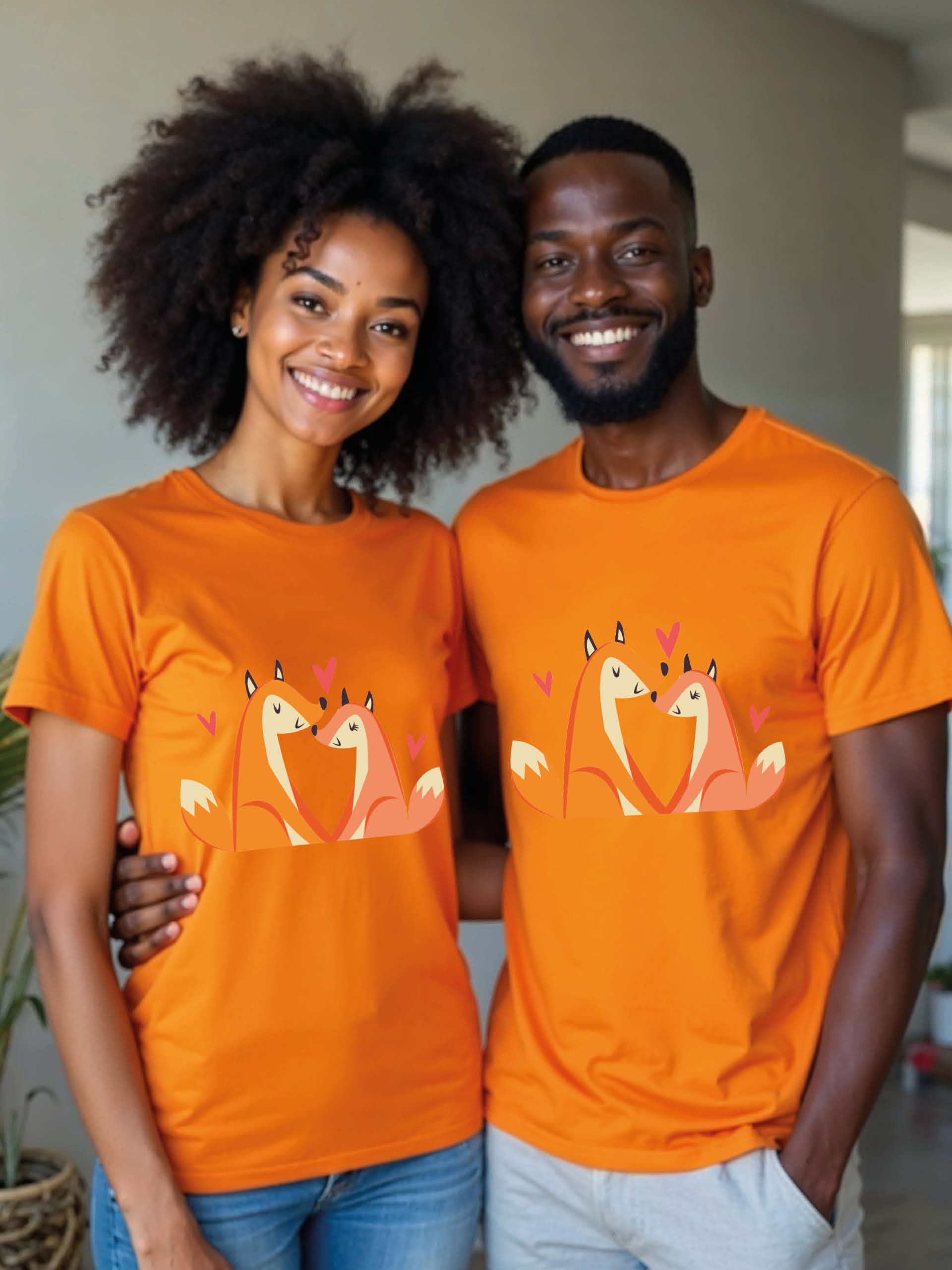 Valentine’s Animal Couple Matching Tee Lovers Edition – Best